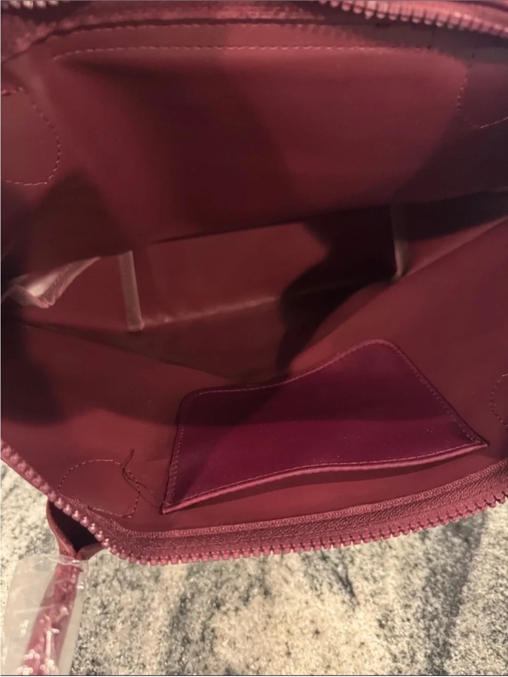 Longchamp Classic Foldable Tote Bag in Deep Wine- medium new - Picture 7 of 7